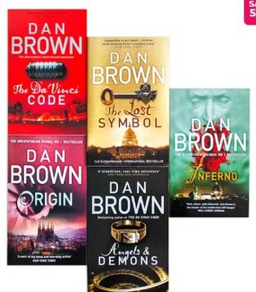 Dan Brown's Collection 5 Books Set