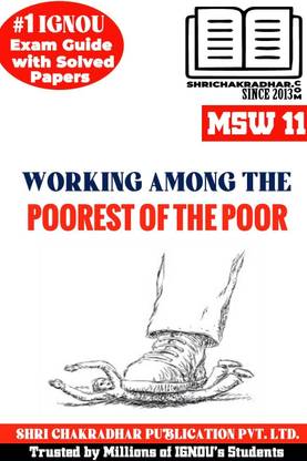 IGNOU MSW 11 Previous Year Solved Question Paper (June 2022) Working Among The Poorest Of The Poor IGNOU MSW 2nd Year IGNOU Master Of Social Work Msw11