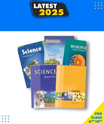 NCERT Science Books Set Class 6 To 10 English Medium -Binded Books Hardcover, NCERT|New Latest Edition For 2025-2026