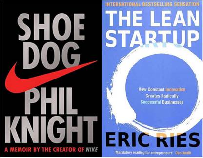 SHOE DOG - A Memoir By The Creator Of Nike, The LEAN STARTUP (English, Paperback, Knight Phil, Ries Eric)