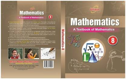 Unique Mathematics Book For Children Class 8 (Maths) 2022 Edition Standard 8