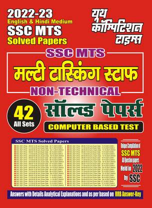 2022-23 SSC MTS Previous Solved Papers