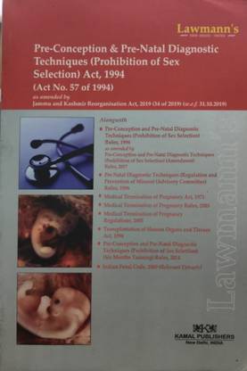 Pre-Conception & Pre-Natal Diagnostic Techniques Act,1994