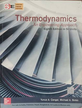 USED - SECOND HAND Thermodynamics An Engineering Approach