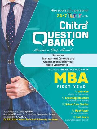Management Concepts And Organisational Behaviour Question Bank For MBA Semester - I