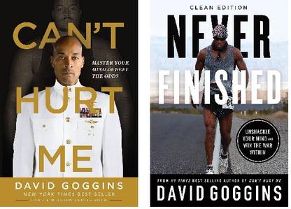 Combo Of 2 Books: Cant Hurt Me + Never Finished