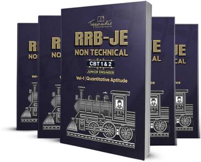 RRB JE (Junior Engineers) CBT I & II Exam Preparation Study Material Notes, Set Of Books, English Medium, Latest Edition