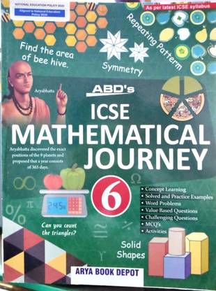 Abds Icse Mathematical Journey Class - 6