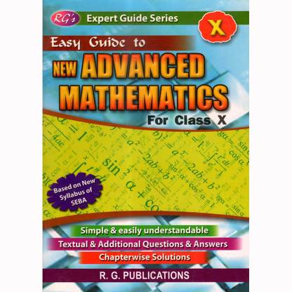 RG-10-EM | Easy Guide To Advanced Mathematics In English Medium For Class 10 (X) | Prepared Based On New Syllabus And Based On New Education Policy [NEP]