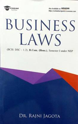 Business Laws B.Com Hons Semester 1 Under NEP (BCH DSC 1.2)