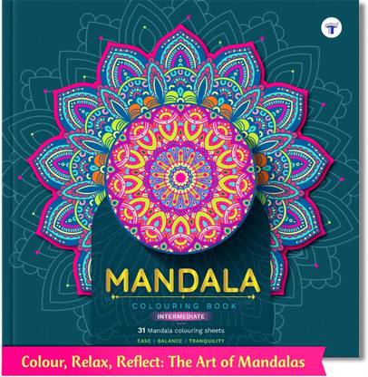 Mandala Colouring Book - Intermediate | Level 2 | A Perfect Stress Buster For Adults And Children