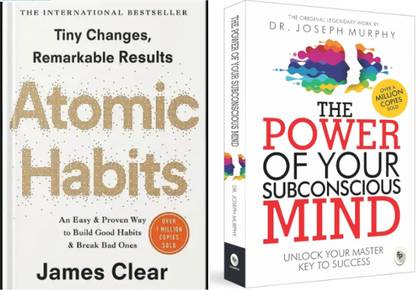 Atomic Habits + Power Of Your Subconscious Mind Combo