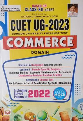 Kiran Cuet Ug- 2023 Commerce Domain Based On Class 12 Ncert