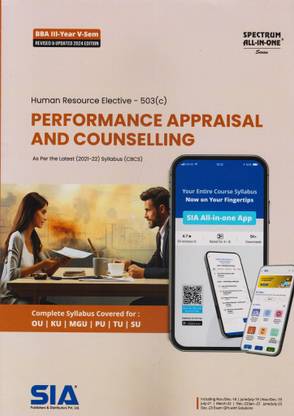 Performance Appraisal And Counselling (Human Resource Elective) B.B.A III-Year V-Sem As Per The Latest (2021-22) Syllabus (CBCS)-(503(A)) Revised & Updated 2024 Edition