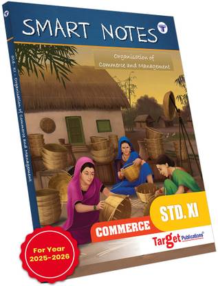 Std 11 Organisation Of Commerce And Management Book | Smart Notes | FYJC OC Guide | Commerce | Based On Maharashtra State Board New Syllabus | Also Includes Smart Codes And Smart Recaps For Easy Learning And QR Codes For Reference Content