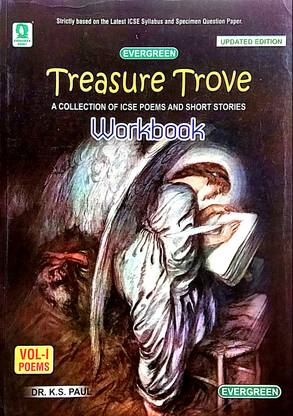 Evergreen TREASURE TROVE Workbook Volume-1 Poems (Old Used Book)