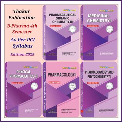 B.pharm- 4th Semester (5 Books Set ) BASED ON PCI NEW SYLLABUS (UPDATED EDITION)