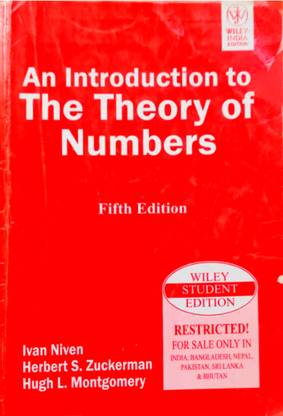 Wiley India Edition An Introduction To The Theory Of Numbers Fifth Edition