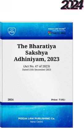 New Act Pooja’s The Bhartiya Sakshya Adhiniyam, 2023 Edition 2024