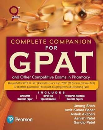 2025 - Complete Companion For GPAT | Other Entrance Examination In Pharmacy | Includes GPAT 2024 Question Paper | NIPER JEE Special Module And 5 Mock Question Papers | 9th Edition