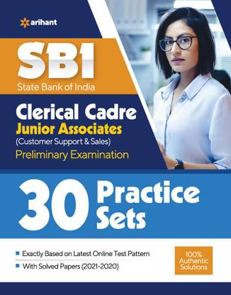 SBI क्लेरिकल कैडर जूनियर एसोसिएट्स (कस्टमर सपोर्ट एंड सेल्स ) प्रिलिमिनरी एग्ज़ामिनेशन 30 प्रैक्ट्स सेट्स