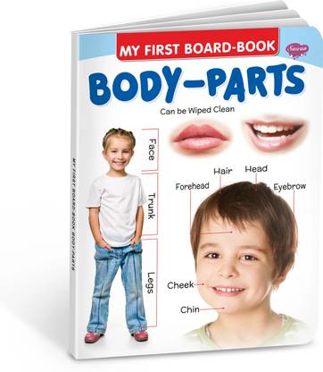 My First Learning Board Books Body-Parts | Large Size Board Book For Kids
