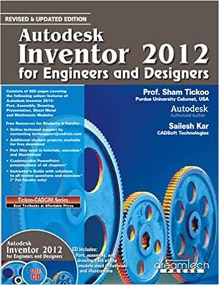 (USED-LIKE NEW) Autodesk Inventor 2012 For Engineers And Designers