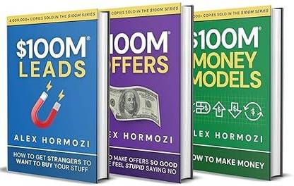100M Leads + 100M Offers + 100M Money Models | Alex Hormozi Book Set Of 3