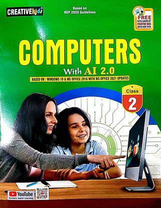 Computer With Ai 2.0 For Class 2 (Based On Windows 10 & Ms Office 2016 With Ms Office 2021 Update) Cordova Publisher