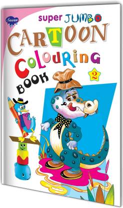 Jumbo Cartoon Colouring Book–2