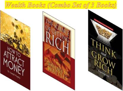 Wealth Books: How To Attract Money, The Science Of Getting Rich & Think And Grow Rich (Combo Set Of 3 Books)