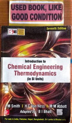 Introduction To Chemical Engineering Thermodynamics