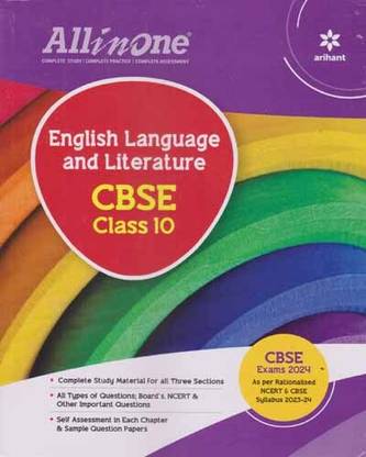 Arihant All In One English Language And Literature Cbse Class - 10,