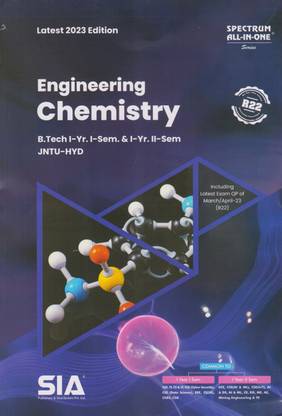 Engineering Chemistry B.Tech I-Year I-Sem & I-Year II-Sem (R22) JNTU-Hyderabad Latest 2023 Edition
