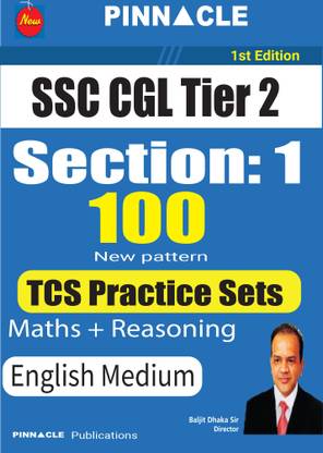 Ssc Cgl Tier 2 Section 1 ( Maths+ Reasoning) 100 Tests: English Medium