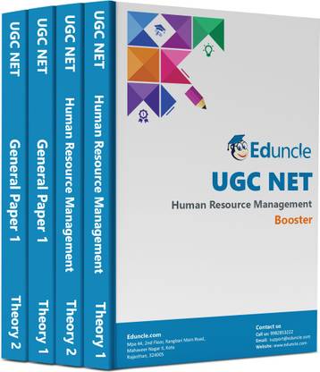 NTA UGC NET/SET/JRF Human Resource Management Labour Welfare Book For Paper 1 & 2 (Set Of 4 Books) - Latest Edition By Eduncle