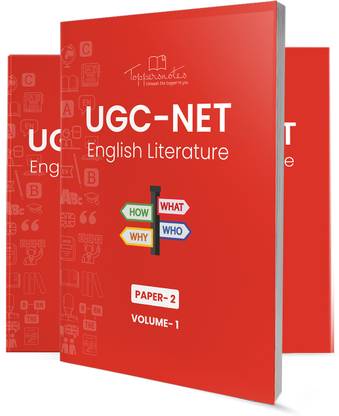 UGC-NET English Literature Study Material For Examination Set Of 3 Books