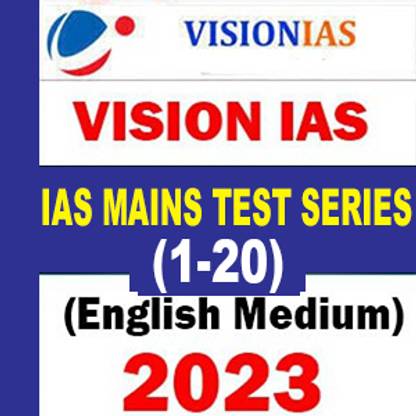 Vision IAS Mains Test Series 2023 Questions With Solutions (1-20) English Medium Notes Paperback Photocopy (Paperback, Vision IAS) (Paperback, Vision IAS)