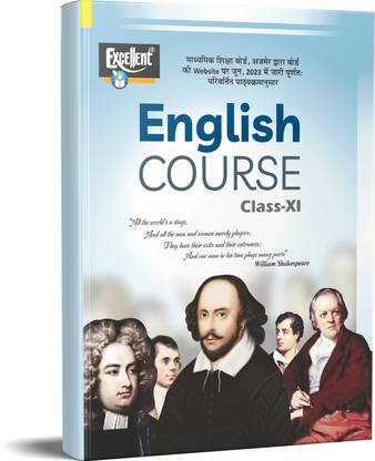Excellent Books English Course For Class 11 Textbook For Rajasthan Board Based On Rationalized Syllabus