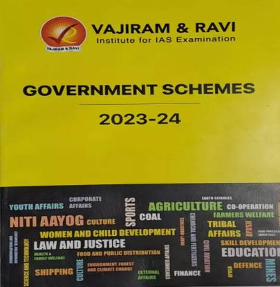 VAJIRAM & RAVI GOVERNMENT SCHEMES 2023-24 Civil Service Preparation 2023