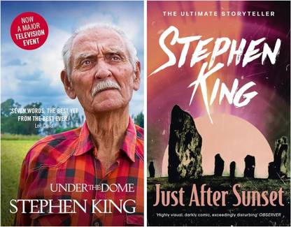 Stephen King Book Combo Set : Under The Dome + Just After Sunset - Combo Of 2 Books Set
