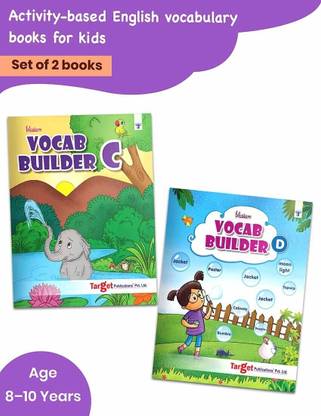 English Vocabulary Books For 5 To 10 Year Old Kids ( C & D ) | Vocab Builder With Colourful Pictures And Activities For Children | Learn English Speaking And Writing | Set Of 2 Books