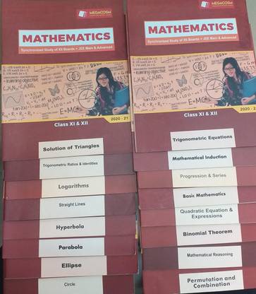 Megacosm Fiitjee Mathematics (Part B) Course Material - Class XII-XII - Iit Preparation. - Set Of 20 Books (Paperback, PANEL OF AUTHORS)