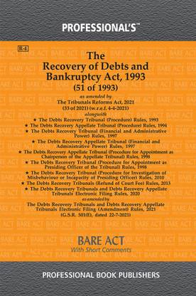 Recovery Of Debts And Bankruptcy Act 1993 As Amended By Tribunals Reforms Act 2021