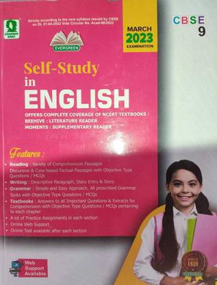 Evergreen Cbse Self-Study In English - Class 9 - For 2023 Exams