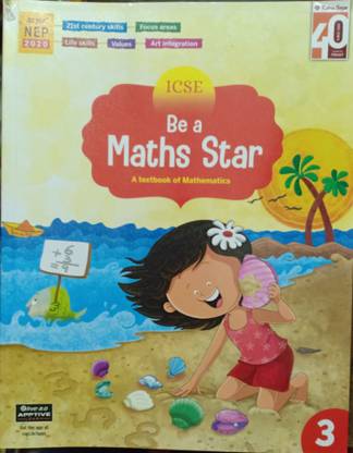 ICSE Be A Maths Star A Text Book Of Mathematics Class 3