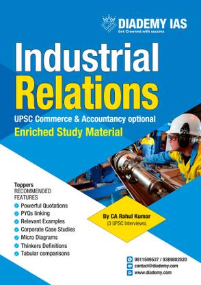 Industrial Relation Book For UPSC Commerce & Accountancy Optional Paper 2
