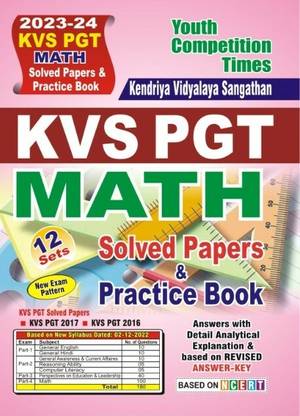 KVS PGT Math Solved Papers & Practice Book