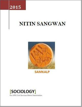 Nitin Sangwan Sociology Optional Printed Photocopy Notes For IAS Mains