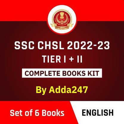 SSC CHSL Tier I + II 2022-23 Complete Books Kit (Set Of 6 Books In English Printed Edition) By Adda247